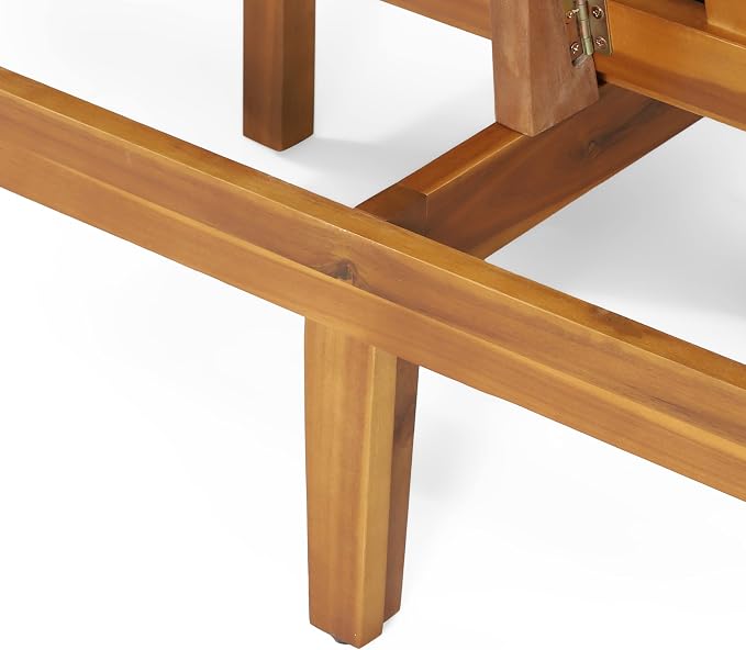 Christopher Knight Home Jill Daybed, Teak + Beige - Image 6