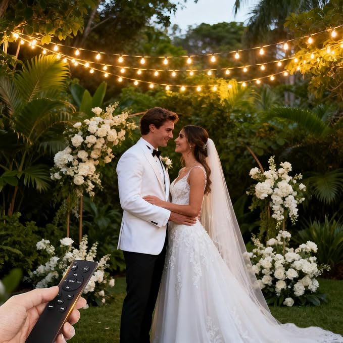 100FT LED Outdoor String Lights - Image 6