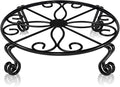 Black Plant Stand for Flower Pot Heavy Duty Potted Holder Indoor Outdoor Metal by Autopromake