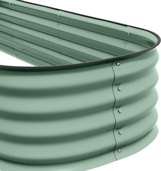 Outsunny 6.5' x 2' x 1' Galvanized Raised Garden Bed Kit, Outdoor Metal - Image 8