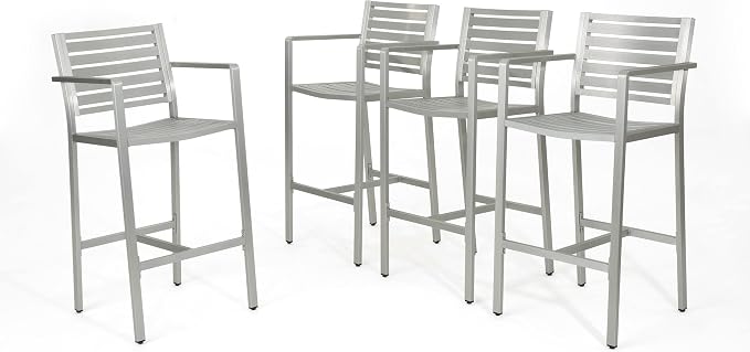Christopher Knight Home Tammy Coral Outdoor Silver Rust-Proof Aluminum 29.50 by ChristopherKnightHome