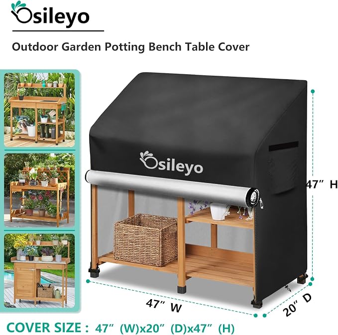 Outdoor Garden Potting Bench Table Cover - Image 2