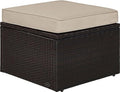 Crosley Furniture Palm Harbor Wicker Outdoor Ottoman Foot Rest by CrosleyFurniture