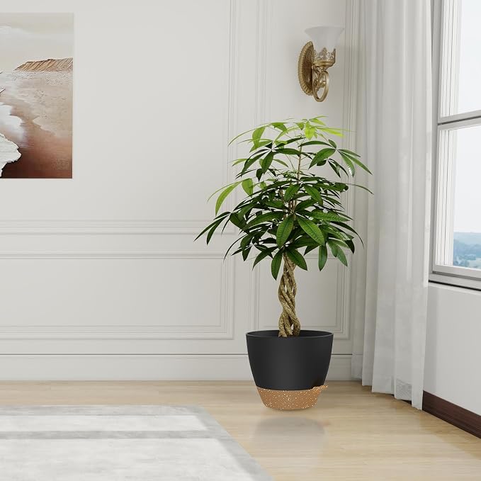 12 Inch Large Self Watering Pots, Flower Pots - Image 6