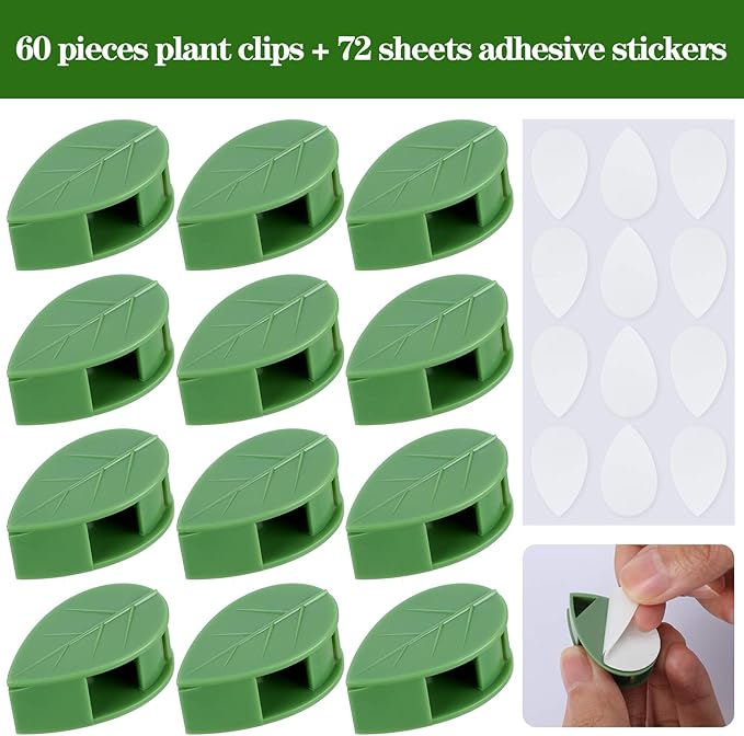 Geiserailie 60 Pieces Plant Climbing Wall Fixture Clips - Image 5
