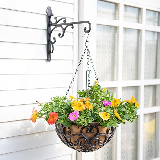Sungmor Cast Iron Wall Hook Plant Hangers - Image 4