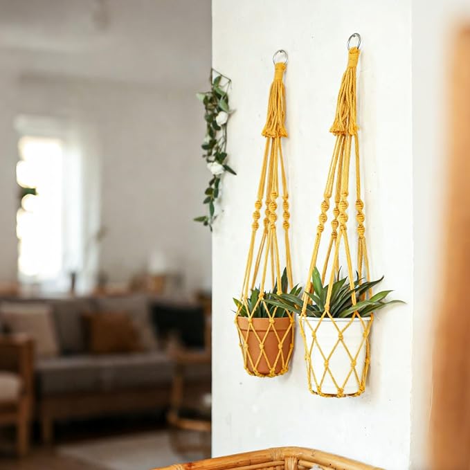 Artilady Boho Macrame Plant Hangers - Image 4
