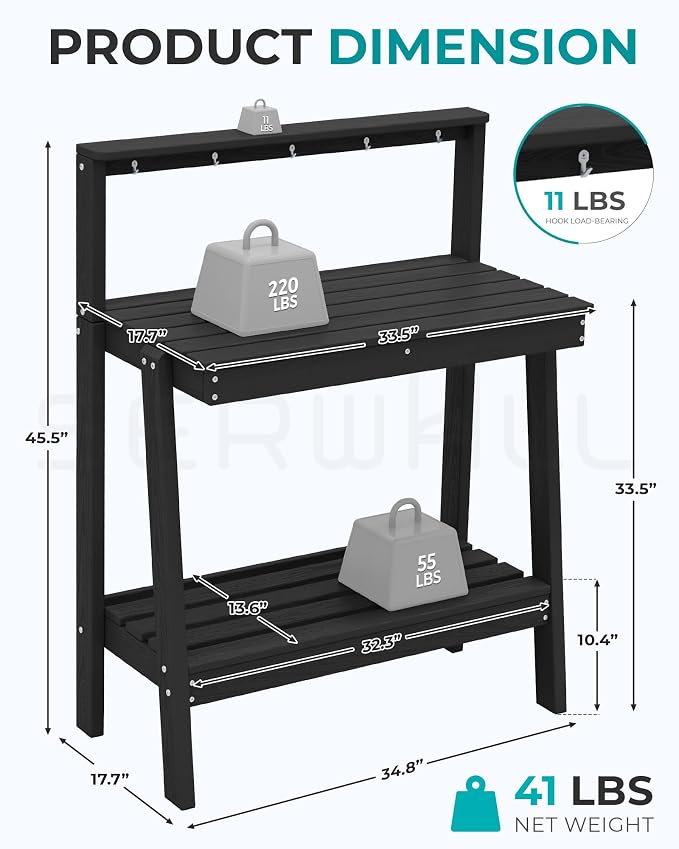 SERWALL Potting Bench Outdoor - Image 2