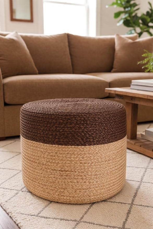 S & L Homes Pouf Ottoman by SLHOMES