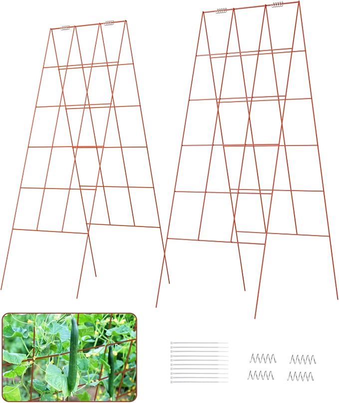 DOEWORKS Cucumber Trellis, 2 Pack, Plant Support - Image 5