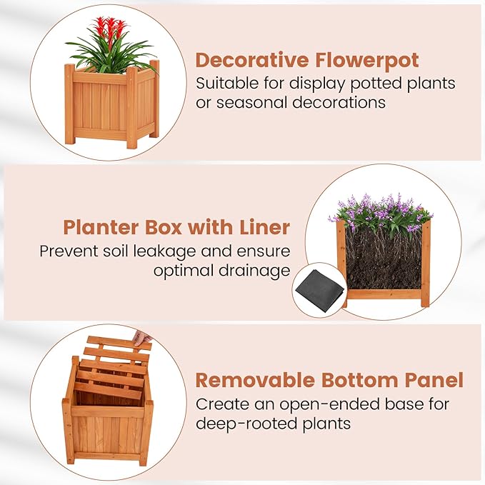 Giantex 4-in-1 Outdoor Bench - Image 6