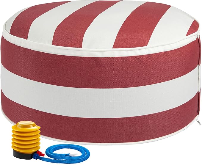 FUNHOME Inflatable Outdoor Ottoman by FUNHOME