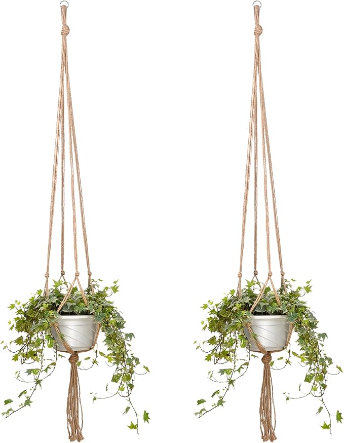 EBOOT 2 Pack 48 Inch Large Macrame Plant Hanger Rope to Hang Flower Pot Plant - Image 4
