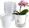 InmeRun Plant Pots Indoor Plastic Flower Pots Outdoor 7 inch Set of 4 Pack by InmeRun