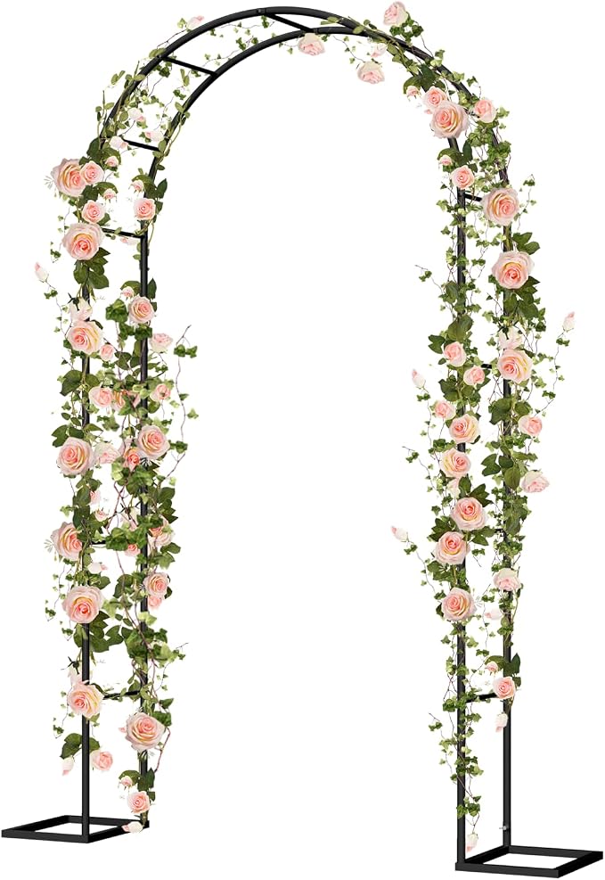 Metal Garden Arch Trellis Arbor, Wedding Arch Stand - Image 9
