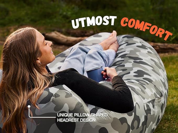 WEKAPO Inflatable Couch Air Lounger Chair - Image 6