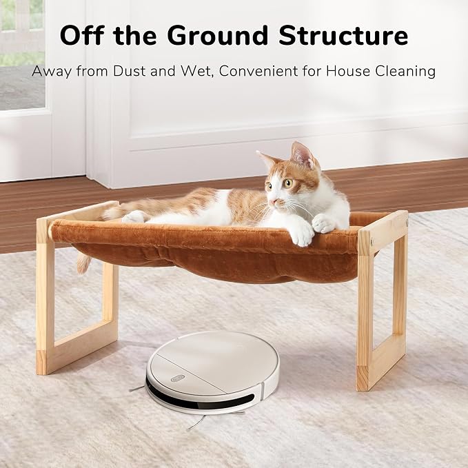 FUKUMARU Cat Bed with Removable Cover, Plush Velvet Couch - Image 6