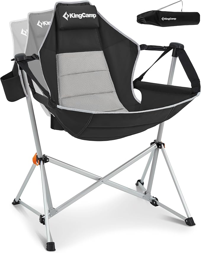 KingCamp Hammock Camping Chair, Swinging Portable Folding Camp Chairs by KingCamp