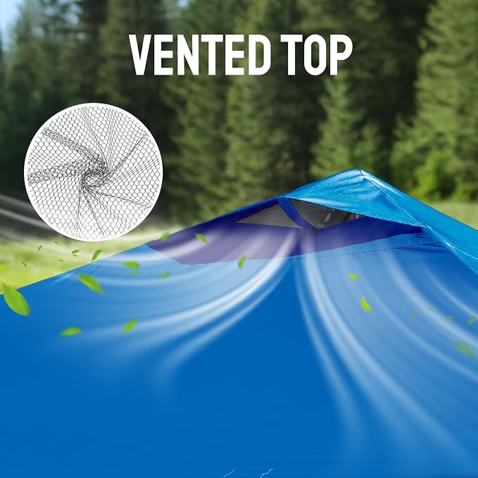 CROWN SHADES Adjustable Height on The Fly, 10x10 Pop Up Canopy - Image 7
