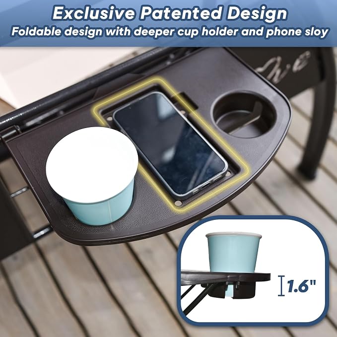 3 Seat Outdoor Porch Patio Swing - Image 3