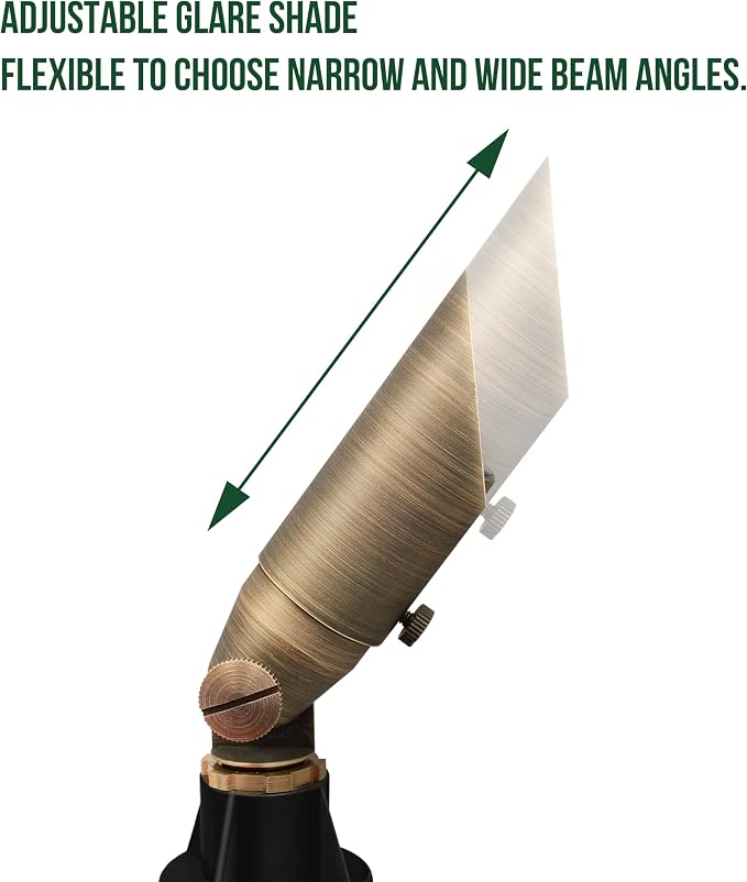 GKOLED Low Voltage Solid Brass LED Spotlight, Outdoor Waterproof Landscape - Image 4