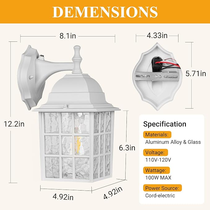 Dusk to Dawn Outdoor Lighting Fixtures - Image 4