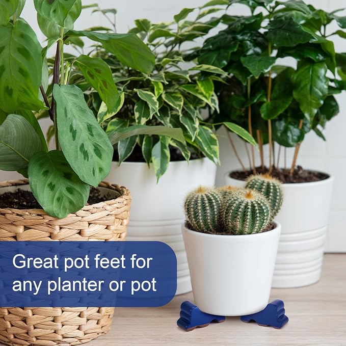Kigeli 12 Pcs Resin Pot Feet for Outdoor Planters 3 Inch Long 1.5 Inch Tall - Image 5