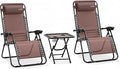 SereneLife Outdoor Zero Gravity Lounge Chair Set by SereneLife