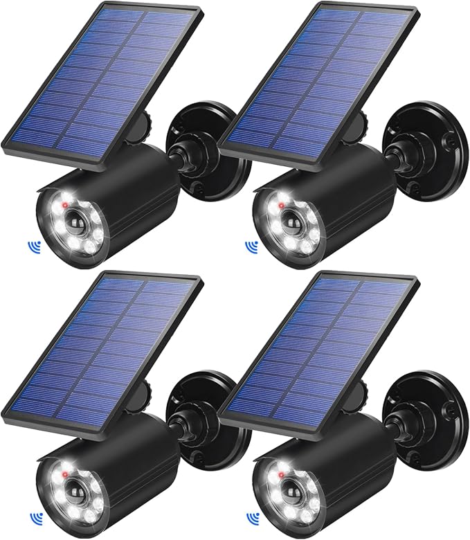 Solar Lights Outdoor Motion Sensor Flood Lights 2000LM IP67 Waterproof Security by CAHOUGSMTSolarLights