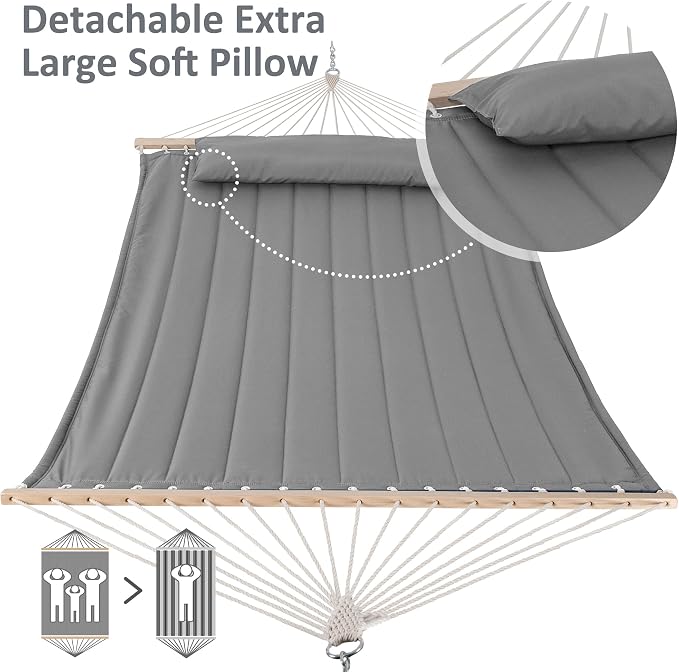 SUNCREAT Portable Double Hammock - Image 3