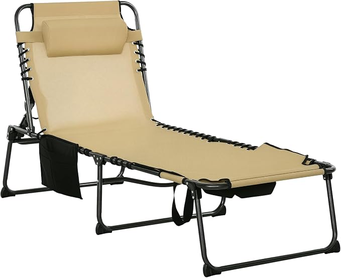 Outsunny Folding Chaise Lounge by Outsunny