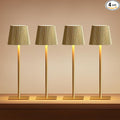 LUTEC 4 Pack Cordless Table Lamp, 6000mAh Rechargeable Battery Operated Desk by LUTEC