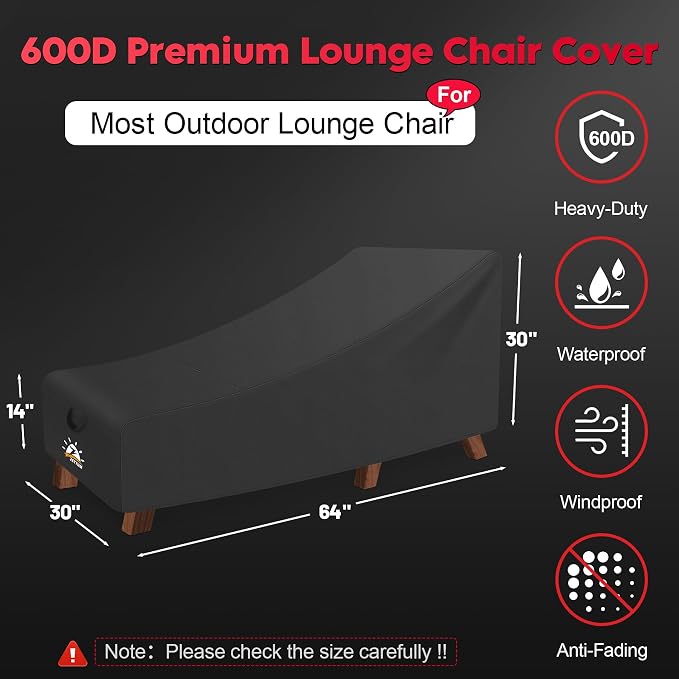 Zettum Outdoor Lounge Chair Cover - Image 2