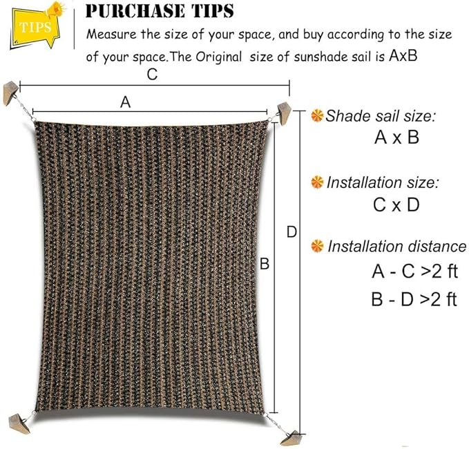 diig Patio Sun Shade Sail Canopy - Image 2