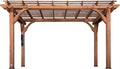Backyard Discovery Beaumont 14' x 10' Traditional Cedar Wood Pergola Kit by BackyardDiscovery