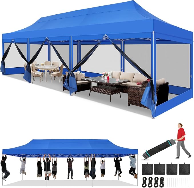 COBIZI 10x30 Heavy Duty Pop Up Canopy by COBIZI