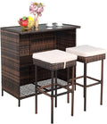 Outvita Wicker Patio Outdoor Bar Set by Outvita