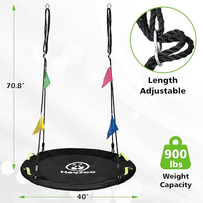 Tree Swing, Saucer Flying Swing 40 Inch - Image 4