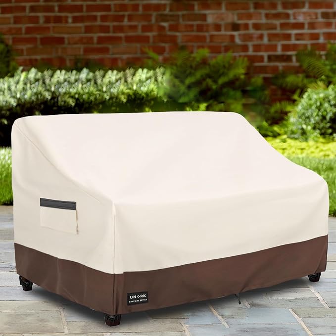 Patio 3-Seater Sofa Cover, 3 Seater Outdoor Couch Cover Waterproof Couch Covers - Image 4