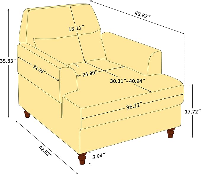 Chaise Lounge Chair Indoor - Image 2