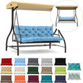 Waterproof Porch Swing Cushion Replacement, Thick 4" 2–3 Seat Outdoor Swing by RUFXIEZW