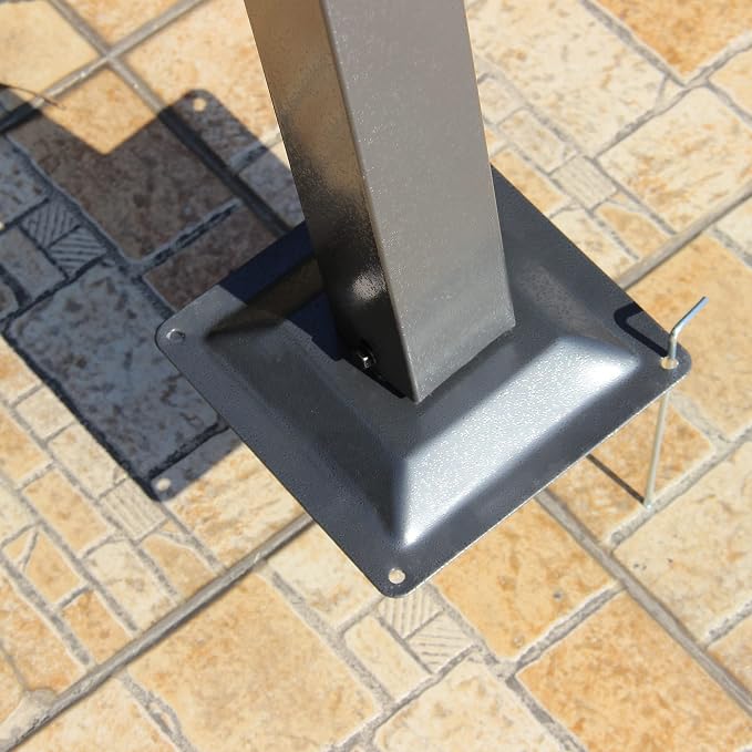 Outsunny 11.5' x 11.5' Outdoor Retractable Pergola Canopy, Metal Patio Shade - Image 6