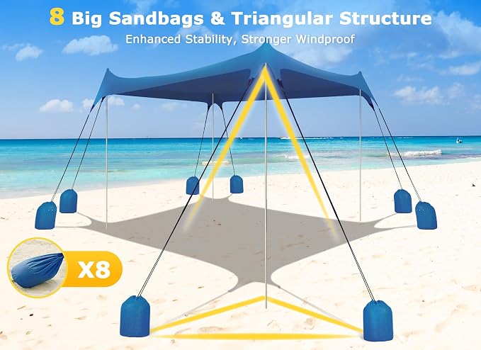Gorich Beach Tent Sun Shelter - Image 2