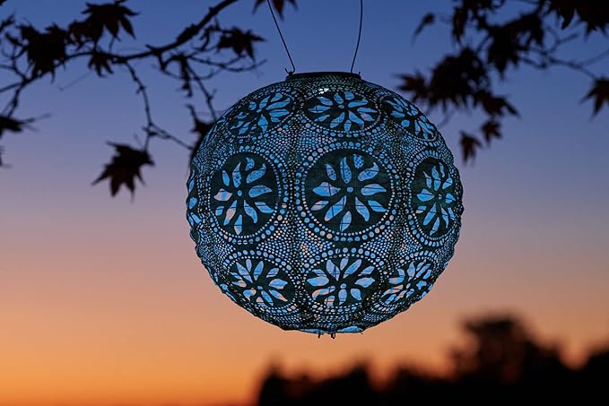 Allsop Home & Garden Soji Stella Boho Outdoor Weatherproof Tyvek® Hanging Solar - Image 5