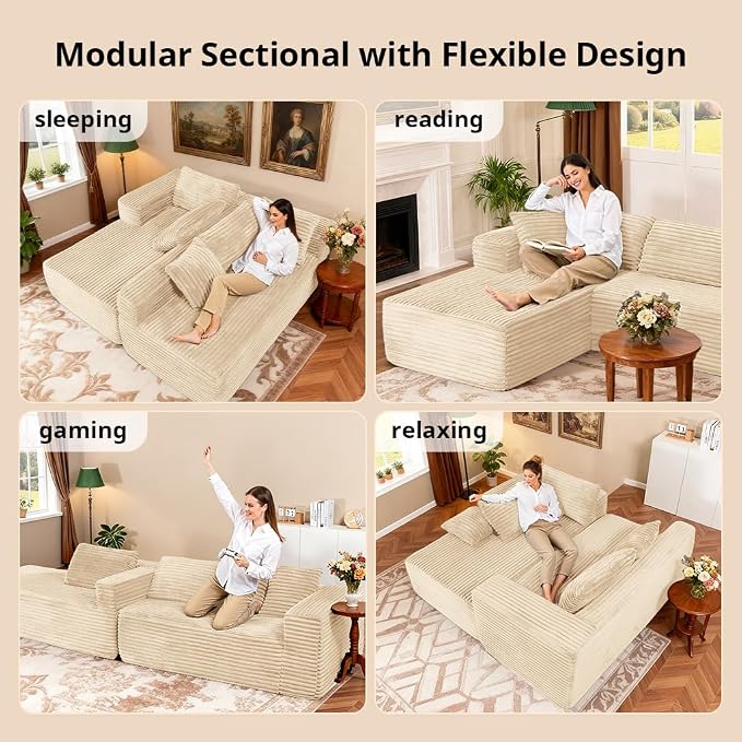 COMHOMA 105”Modular Sectional Sofa - Image 7