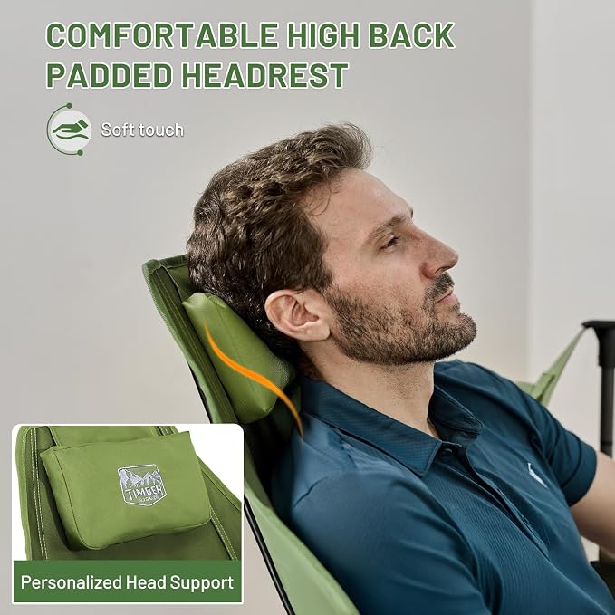 TIMBER RIDGE Hammock Camping Chair, Oversized Swinging Hammock Chair - Image 7