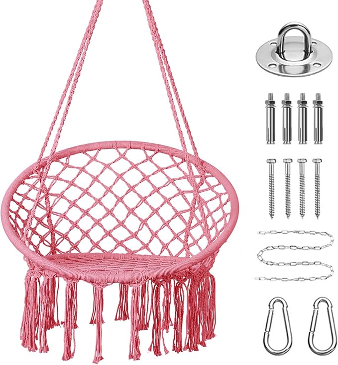 Goutime Hammock Chair, Macrame Hanging Swing Chairs by Goutime