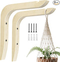 Wooden Plants Hanger, Plant Hangers Indoor Wall Mount, 8.58-Inch Hanging Plant by usion