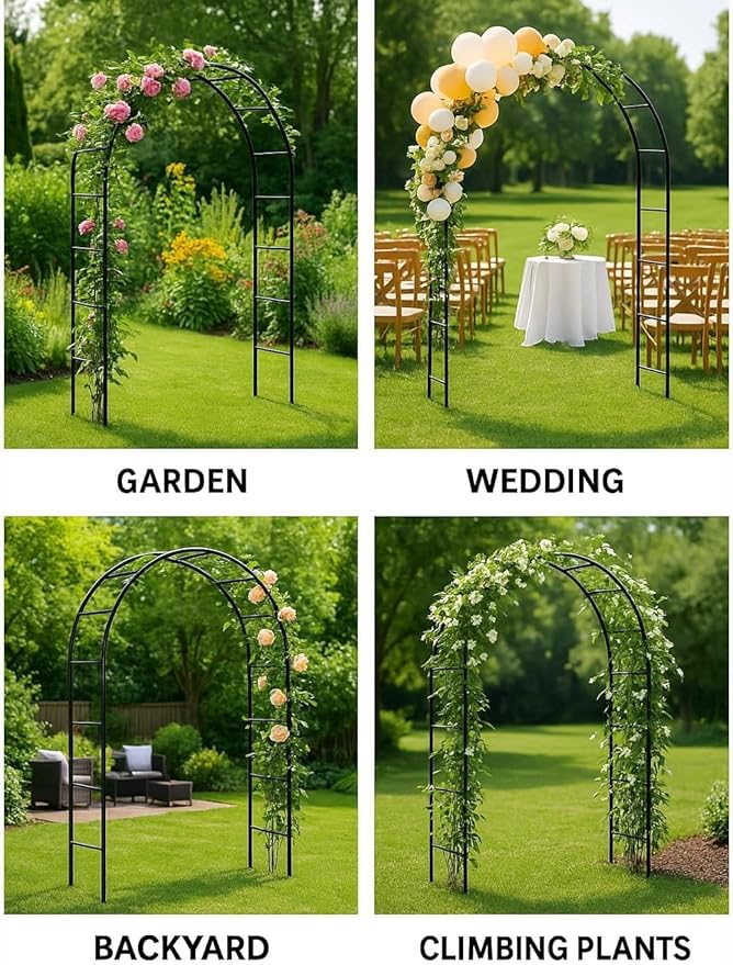 Adorox 7.8ft Garden Arch Trellis - Image 2