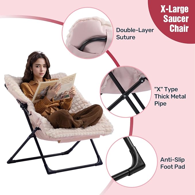 HollyHOME X-Large Saucer Chair - Image 4